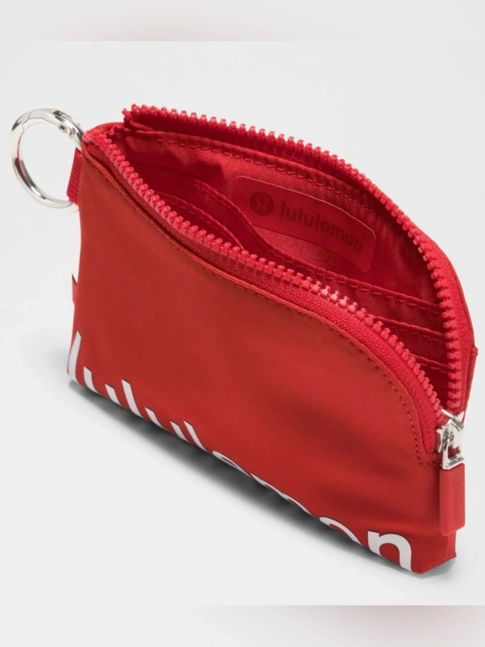 Lululemon NWT Red Clippable Card Pouch